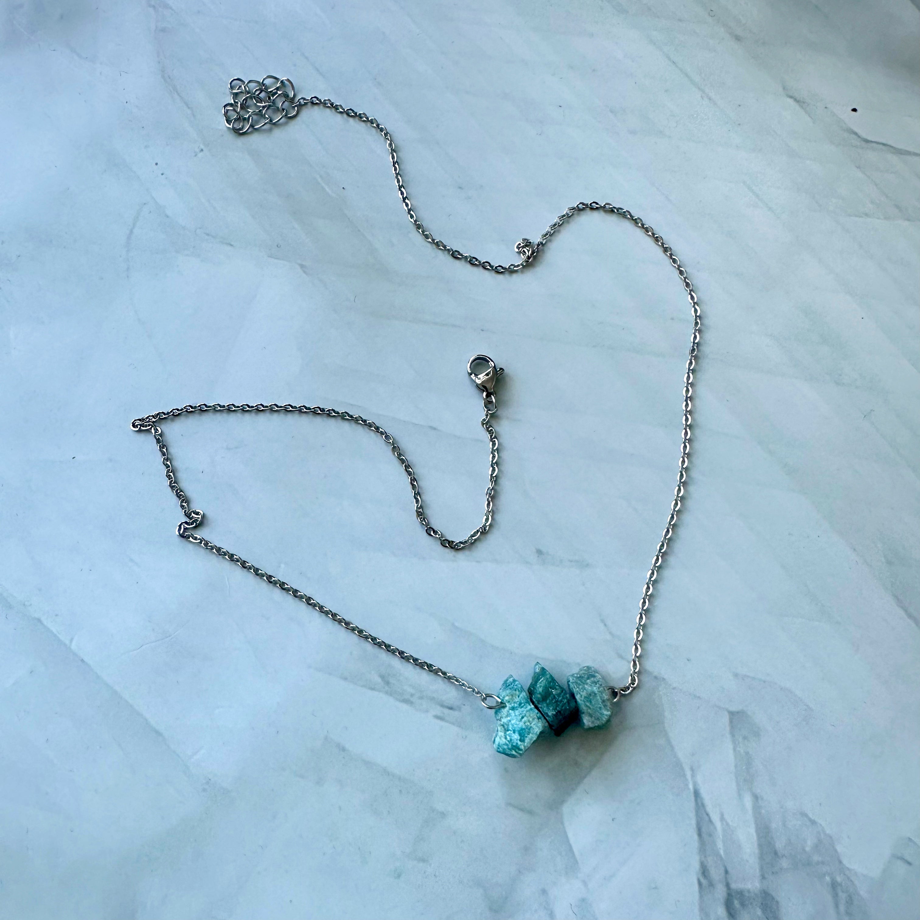 Blue Apatite Necklace